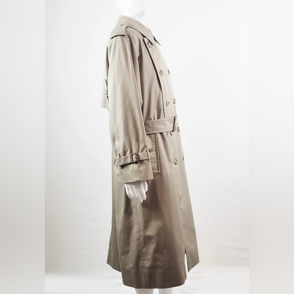 Vintage Near Mint Burberry Beige Trench Coat - Picture 3 of 10
